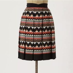 Anthropologie fei colorful Print Skirt